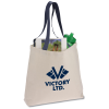 View Image 1 of 2 of Colored Handle Tote
