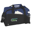 View Image 1 of 1 of Two-Tone Duffel Bag - Embroidered
