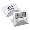 View Image 1 of 1 of Slim Aluminum Alarm Clock