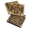View Image 1 of 1 of 2-Tier Chocolate Treat Box - Happy Holidays & Snowflake