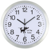 View Image 1 of 1 of Metallic Edge Slim Wall Clock - 12"