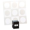 View Image 1 of 1 of Designer Glass Plate - Circle Contrast - 8"