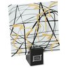 View Image 1 of 1 of Designer Glass Plate - Hash - 12"