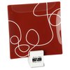 View Image 1 of 1 of Designer Glass Plate - Scribble - 8"