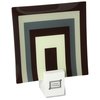 View Image 1 of 1 of Desginer Glass Plate - U-Square - 12"
