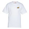 View the Hanes Tagless 6.1 oz. T-Shirt - Embroidered - White