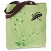 View Image 1 of 3 of Design Accent Cotton Shopper - Flower