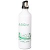 View Image 1 of 4 of h2go Stainless Steel Bottle - 24 oz. - Hol Design - White