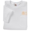 View Image 1 of 4 of Fruit of the Loom Best 50/50 Pocket T-Shirt - White