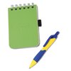 View Image 1 of 5 of Recycled Cardboard Jotter-Colors w/ Free A-Maize Gel Pen