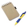 View Image 1 of 3 of Recycled Cardboard Jotter w/ Free A-Maize Gel Pen