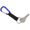 View Image 1 of 2 of Micro Carabiner Key Tag with Strap