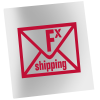 View Image 1 of 1 of Chrome Custom Shape Sticker - S