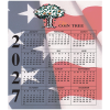 View Image 1 of 1 of Calendar Magnet - Small - Waving Flag