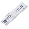 View Image 1 of 1 of 7" Shaped Ruler - Business Card