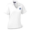 View Image 1 of 1 of Jerzees Spotshield Johnny Collar Shirt - Ladies' - White