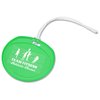 View Image 1 of 2 of Traveler Round Luggage Tag - Translucent