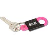 View Image 1 of 2 of Security Key Tag - Pink/Black
