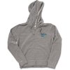 View Image 1 of 1 of Raw Edge Full-Zip Hooded Sweatshirt - Ladies'