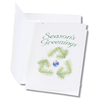 View Image 1 of 2 of Seeded Holiday Card - Season's Greenings Recycle