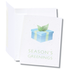 View Image 1 of 2 of Seeded Holiday Card - Season's Greenings Package