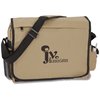 View Image 1 of 4 of Sueded Nylon Messenger Bag