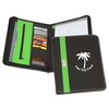 View Image 1 of 3 of Contemporary Zippered Portfolio - Closeout Colors