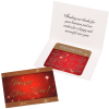 View Image 1 of 5 of Greeting Card with Magnetic Calendar - Red & Gold New Year