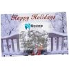 View Image 1 of 3 of Greeting Card with Magnetic Calendar - Winter