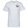 View Image 1 of 3 of Champion Tagless T-Shirt - Embroidered - White