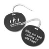 View Image 1 of 3 of Sassy Round Tag - Recycled
