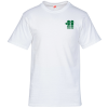 View Image 1 of 2 of Hanes Essential-T T-Shirt - Men's - Screen - White