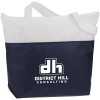 View Image 1 of 1 of Polypropylene Two-Tone Zip Tote