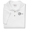 View Image 1 of 1 of Anvil 100% Cotton Jersey Polo - Screen - White