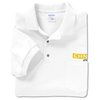 View Image 1 of 1 of Gildan 5.6 oz. DryBlend 50/50 Jersey Pocket Polo - White
