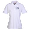 View Image 1 of 2 of Hanes ComfortSoft Cotton Pique Shirt - Ladies' - White
