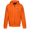 View Image 1 of 3 of Thermal-Lined Full-Zip Sweatshirt - Brights - Embroidered