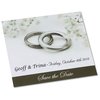 View Image 1 of 1 of Save the Date Magnet - Wedding Rings