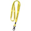 View Image 1 of 1 of Knit Cotton Lanyard with Metal Swivel Hook - 1/2"