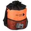 View Image 1 of 2 of Drawstring Beach Bag - Closeout Colors