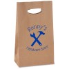 View Image 1 of 1 of Die Cut Handle Kraft Paper Bag - 11" x 7"