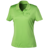View Image 1 of 2 of Vansport Omega Solid Mesh Tech Polo - Ladies' - Laser Etched