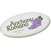 View Image 1 of 3 of Personalized Name Badge - 1-1/2" x 3" - Oval