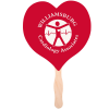 View Image 1 of 2 of Hand Fan - Heart