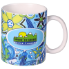 View Image 1 of 1 of Blue Medley Designer Mug - 11 oz.