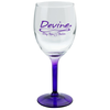 View Image 1 of 2 of Wine Glass – 8 oz. – Bottom Color
