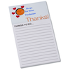 View Image 1 of 3 of Bic Business Card Magnet with Notepad - Thanks