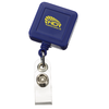 View Image 1 of 4 of Economy Retractable Badge Holder - Square - Opaque