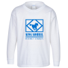 View Image 1 of 2 of Gildan Ultra Cotton Heavyweight LS Tee - Youth - White