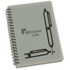 View Image 1 of 1 of Spiral Memo Book - Pen
